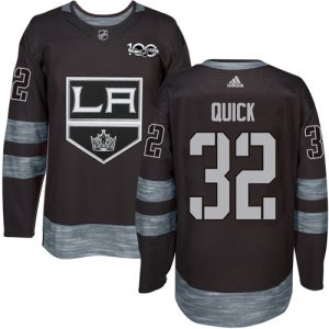 Kinder Los Angeles Kings Eishockey Trikot Jonathan Quick #32 Authentic Schwarz 1917-2017 100th Anniversary